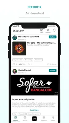 SkillBox - Art Social Network android App screenshot 0